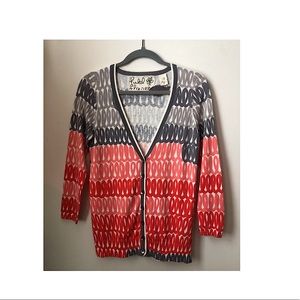 Anthropologie field of flowers cardigan